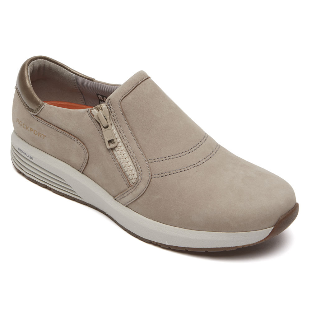 Rockport Womens Trustride ProWalker Slip-On - Sneakers Grey - DQK721306